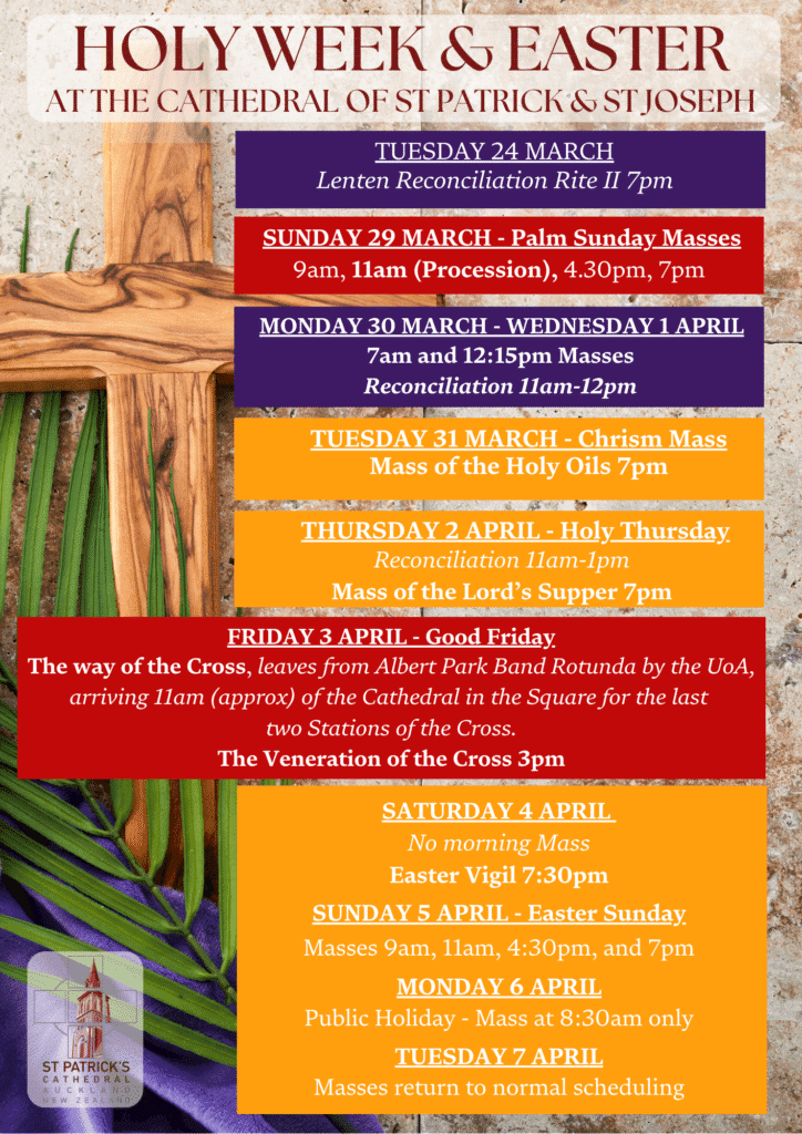 Holy Week sched 2026